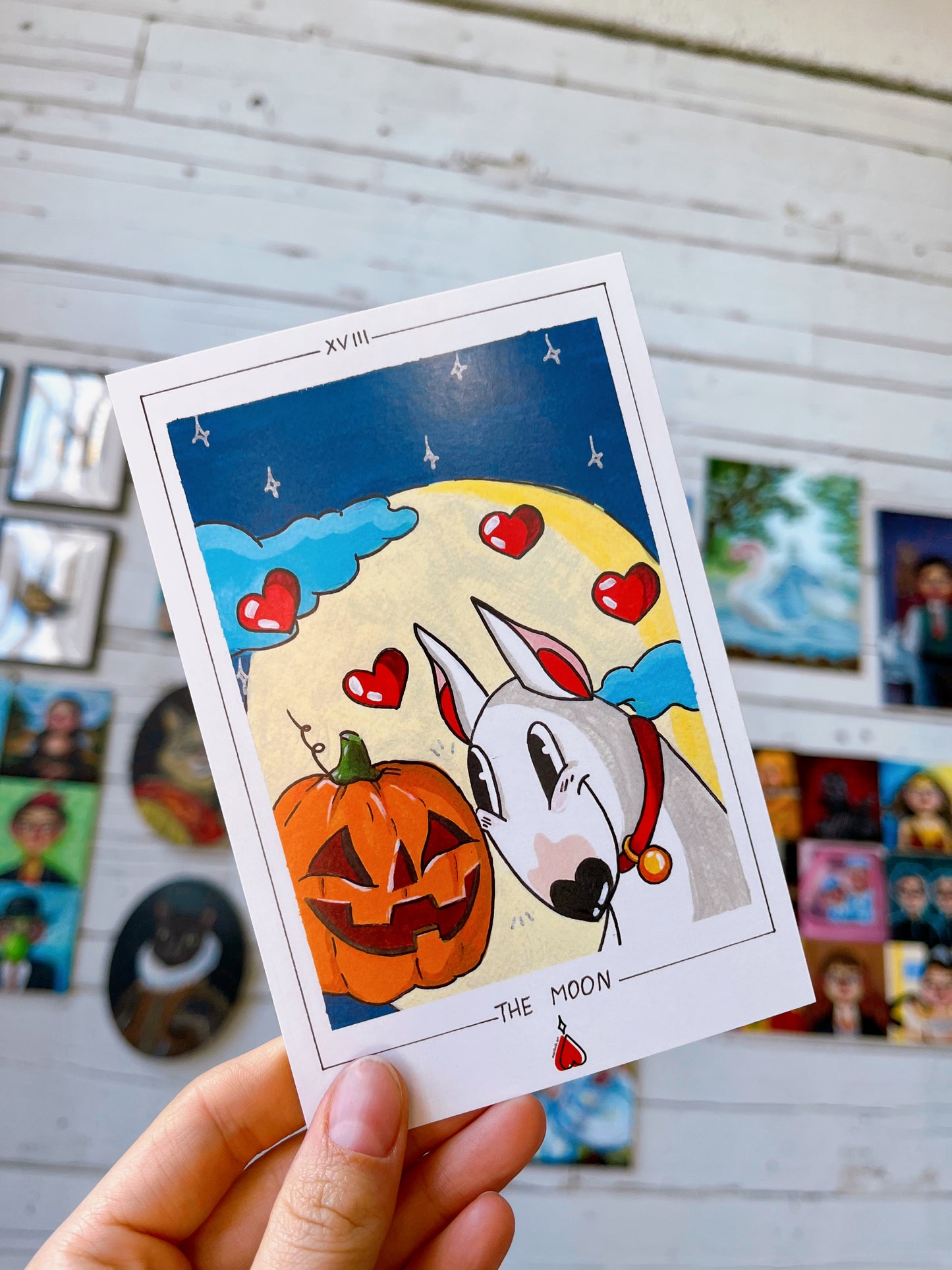 Postcard - Garik Tarot card "The moon"