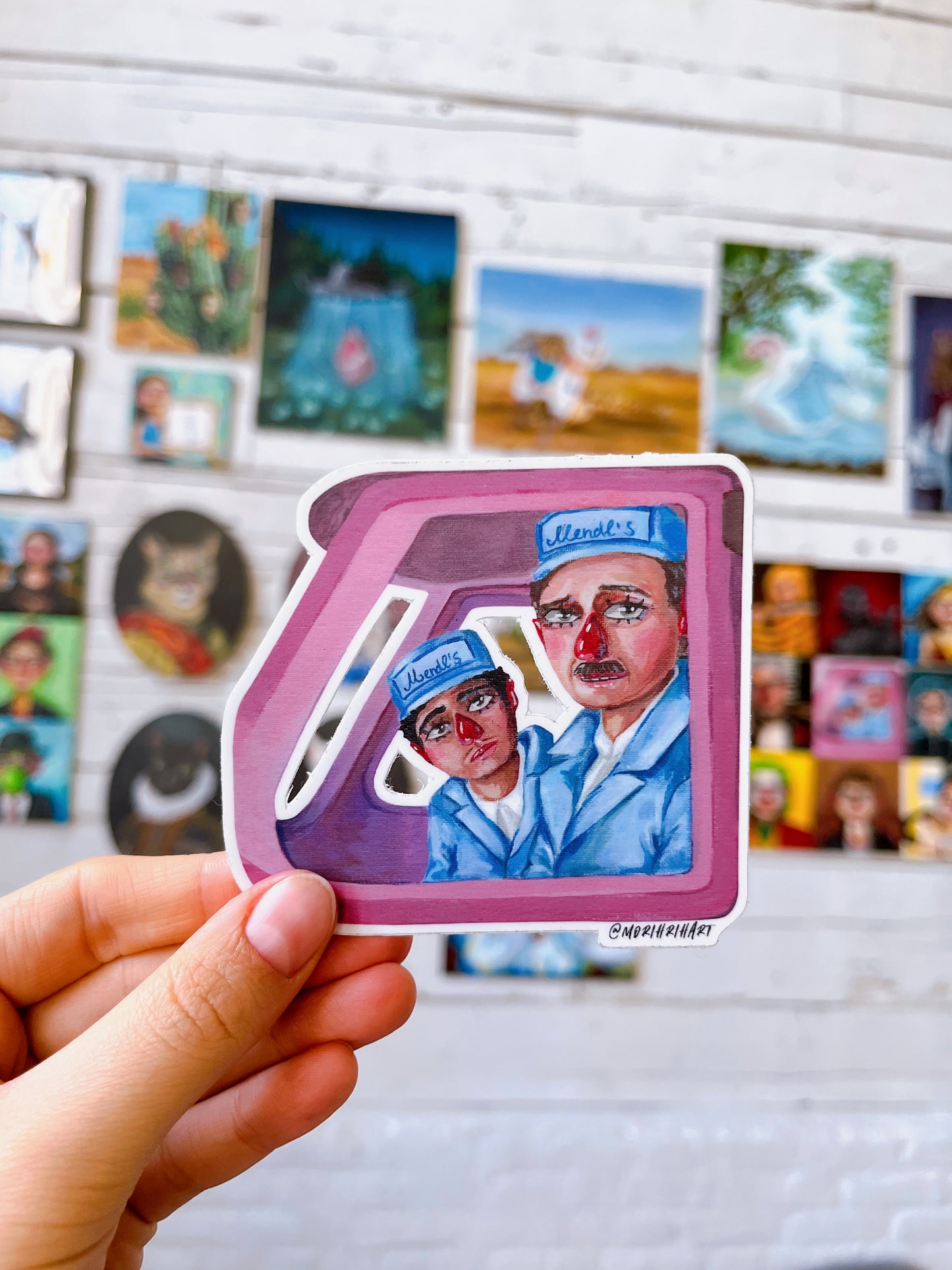 BoldNis- The Grand Budapest Hotel (Gustav and Zero) Vinyl Sticker