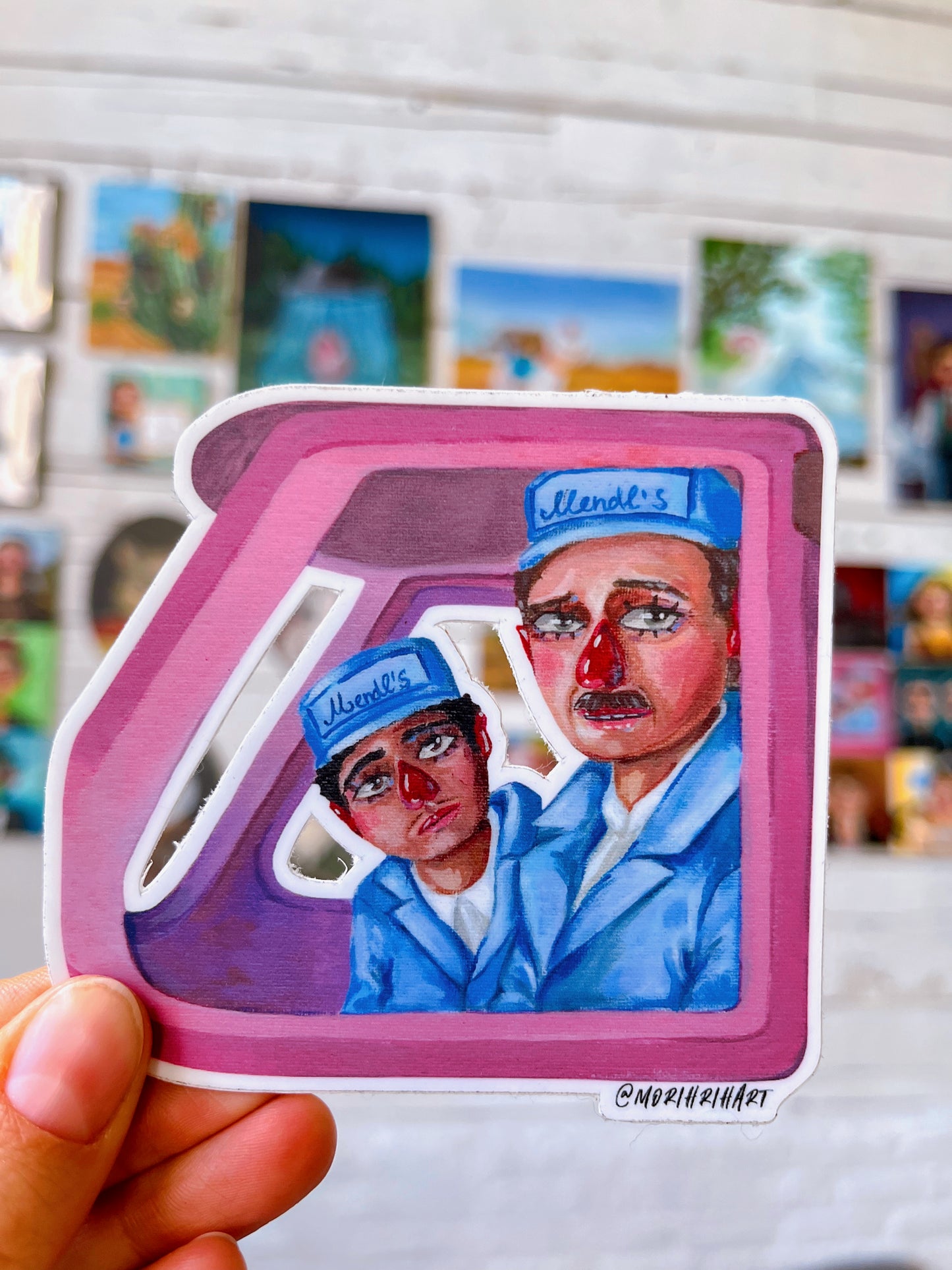 BoldNis- The Grand Budapest Hotel (Gustav and Zero) Vinyl Sticker