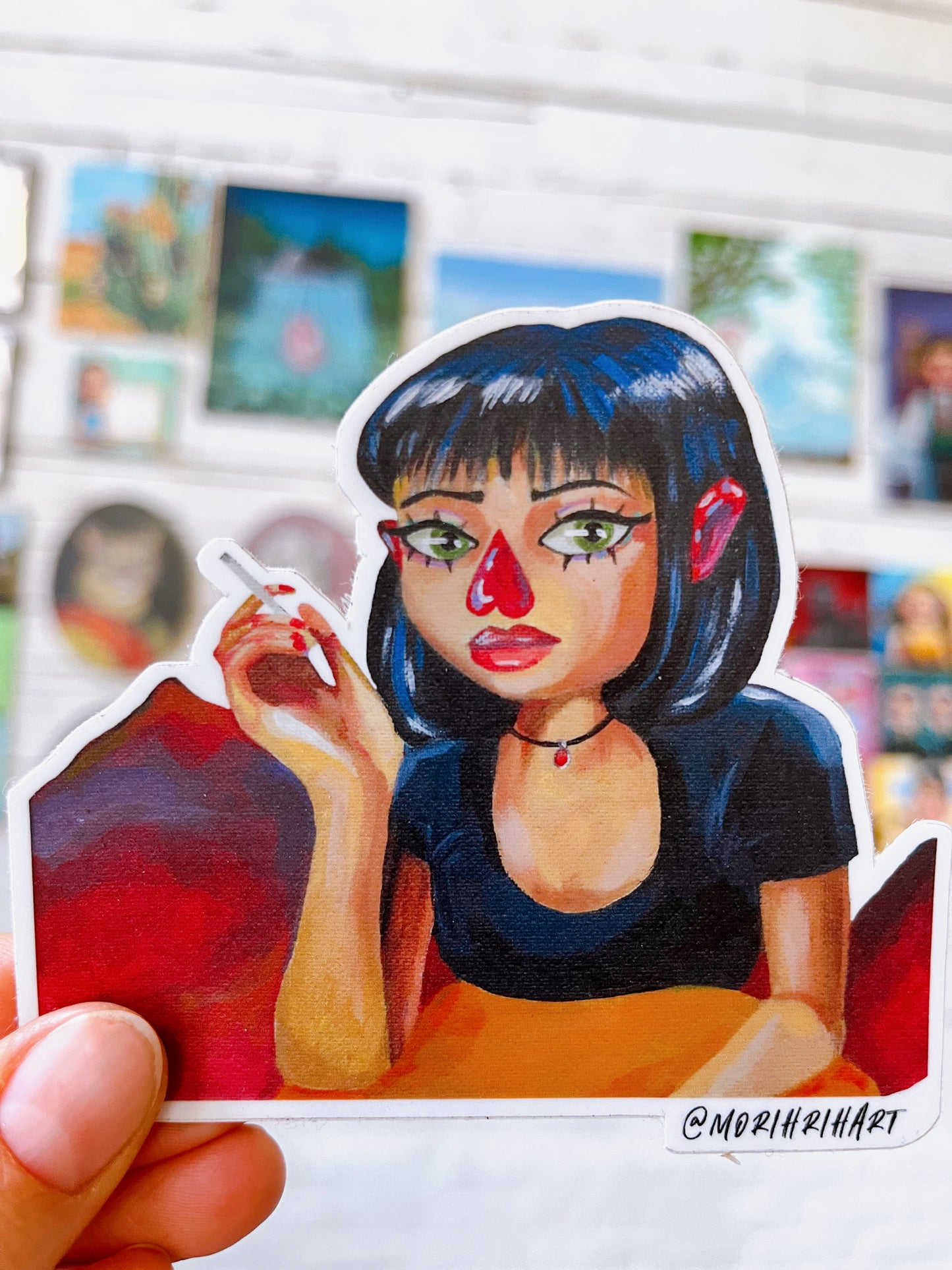 BoldNis- Pulp Fiction (Mia Wallace) Vinyl Sticker